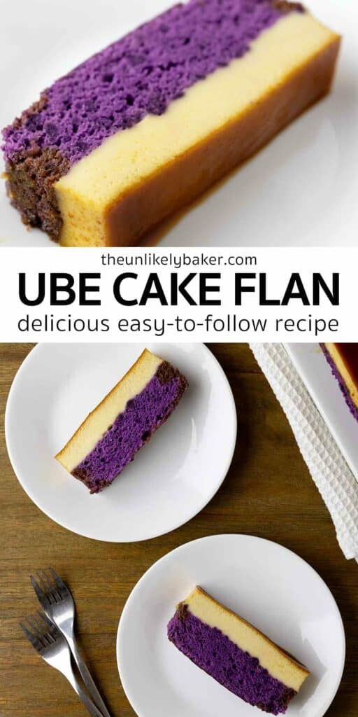 Pin for Ube Cake Flan.