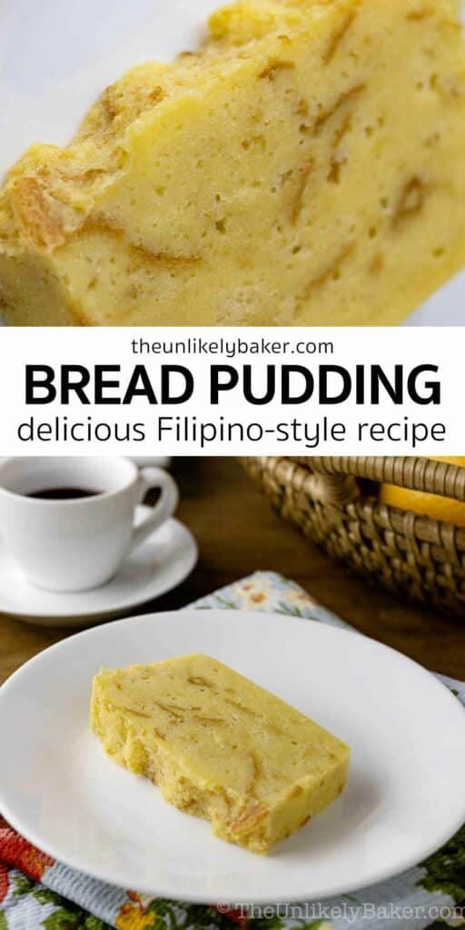 Pin for Filipino Bread Pudding.