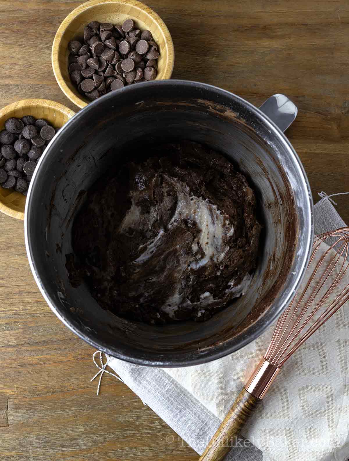 Cocoa mixture in a bowl.