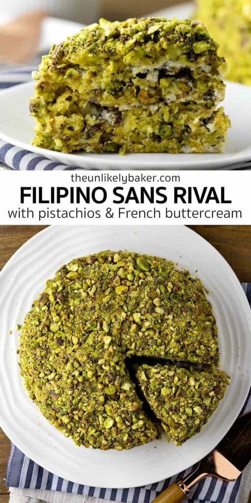 Pin for Filipino Sans Rival with Pistachios.