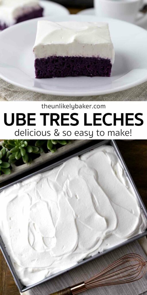 Pin for Ube Tres Leches.