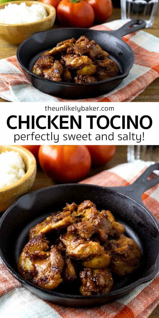 Pin for Sweet and Salty Chicken Tocino.