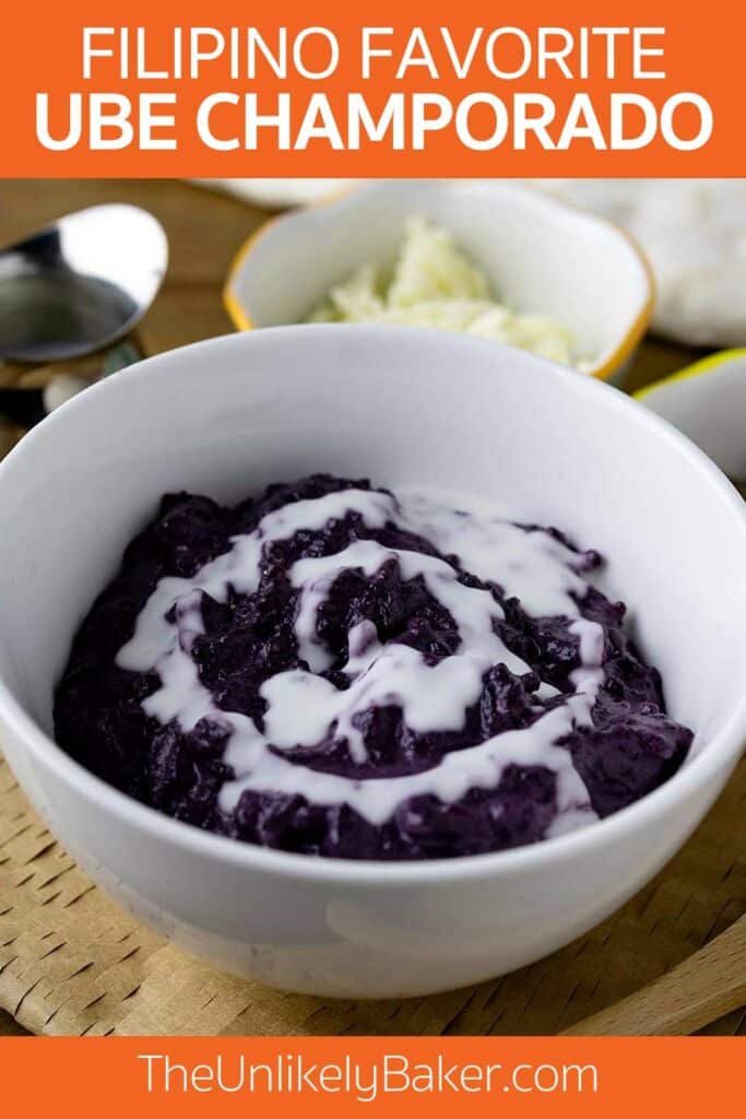 Pin for Filipino Ube Champorado.
