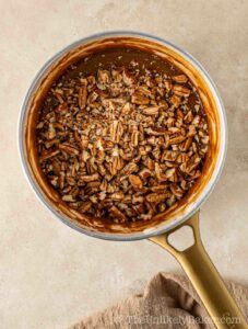 Chopped pecans.