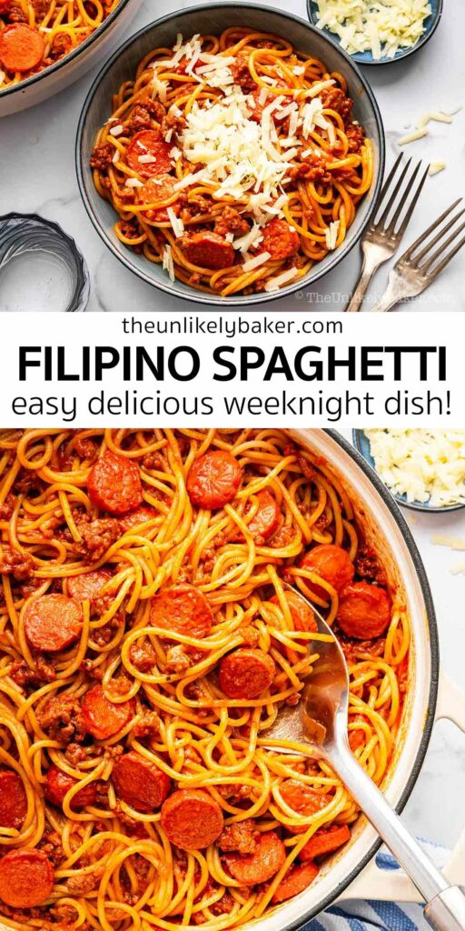 Pin for Filipino Spaghetti.