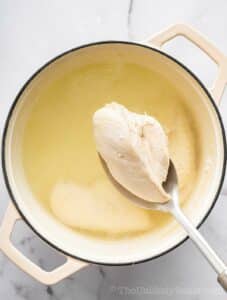 Cooked chicken breast.