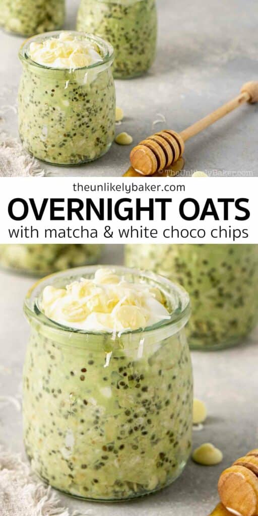 Pin for Overnight Oats with Matcha.