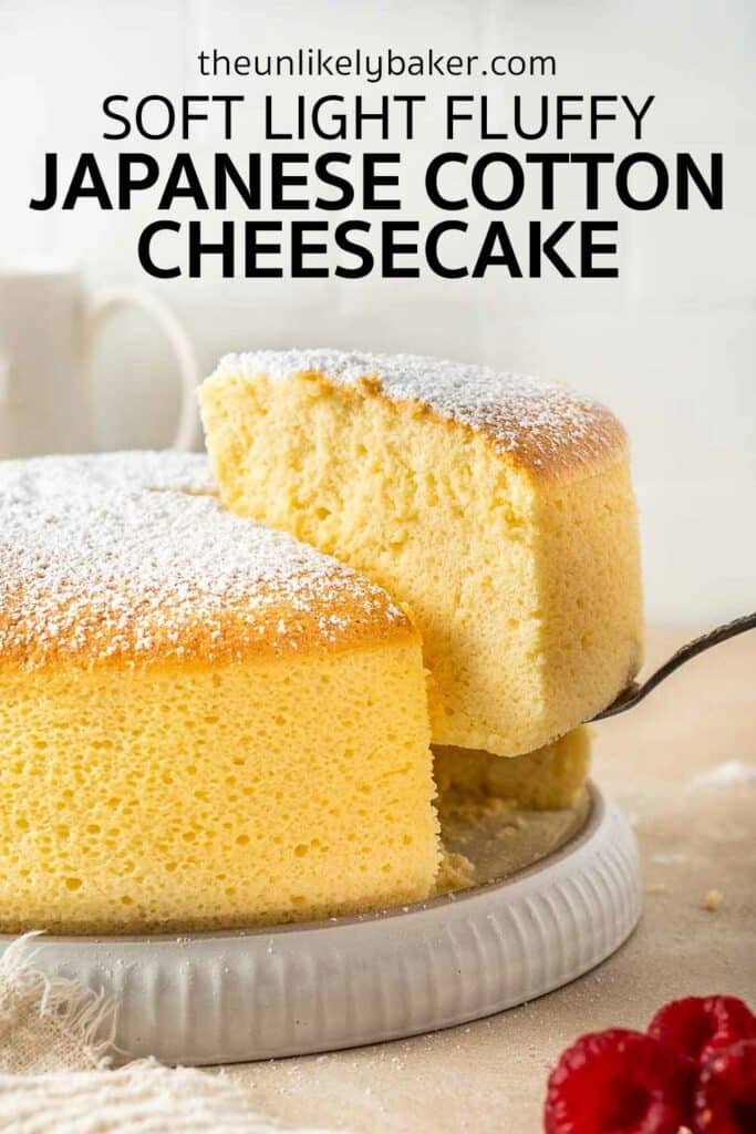 Pin for Japanese Cotton Cheesecake.