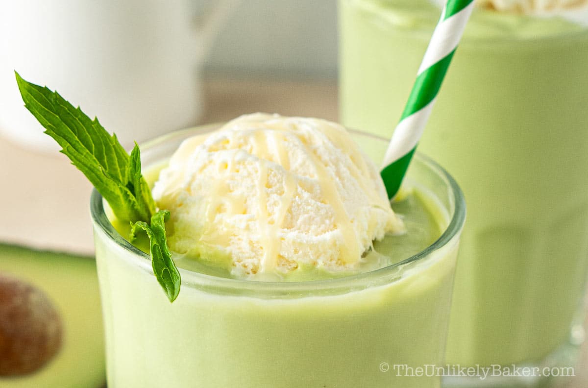 Avocado shake Filipino style.