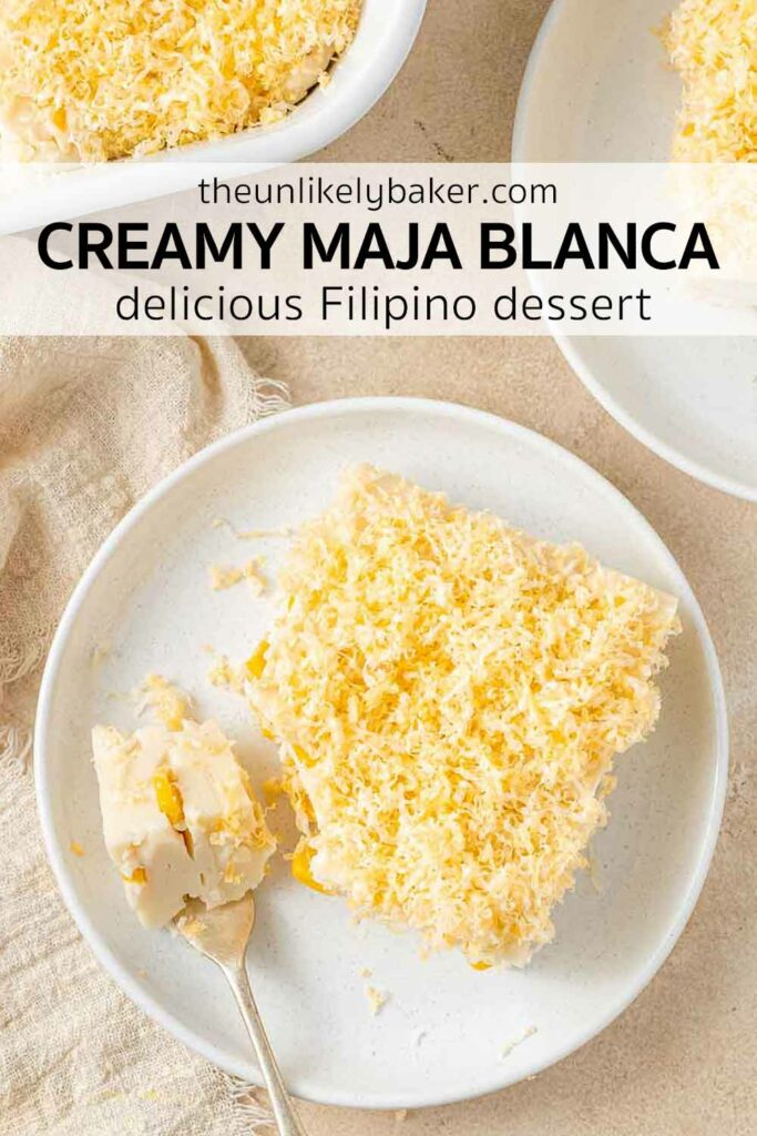Pin for Creamy Maja Blanca.