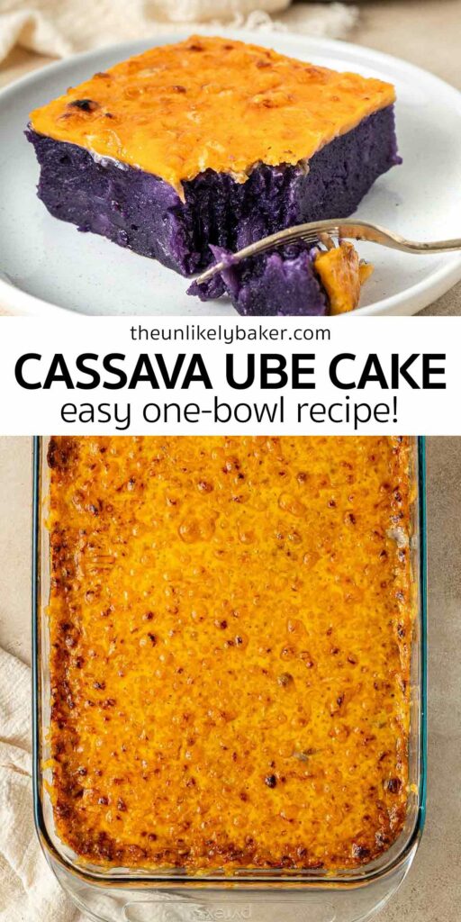 Pin for Cassava Ube Cake.