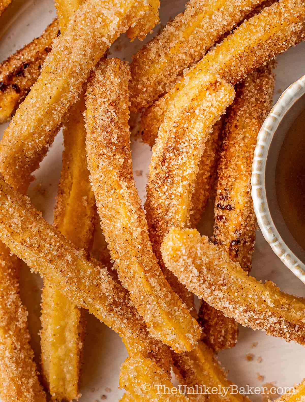 Crispy, freshly made churros.