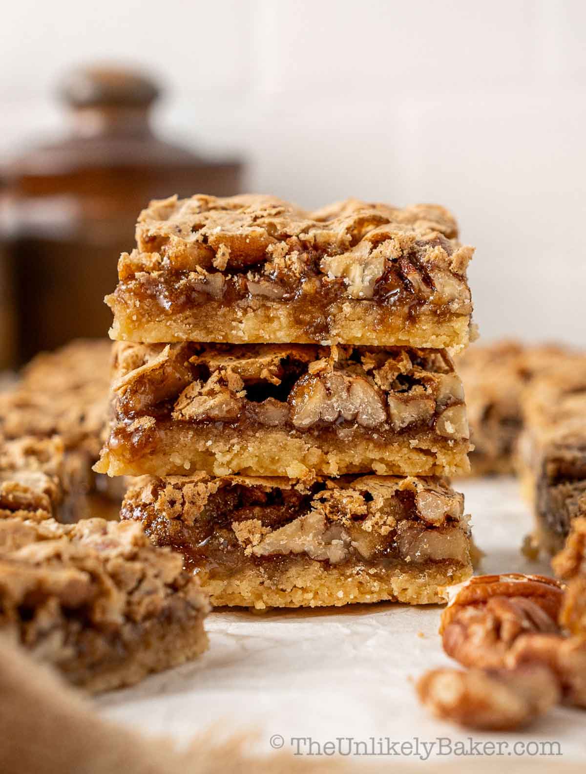 Maple butter tart squares.