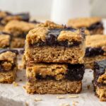 A stack of ube revel bars.