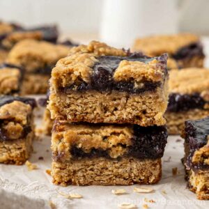 A stack of ube revel bars.