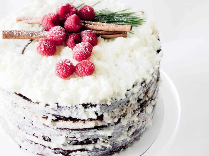 Image for Chocolate Raspberry Cake for Christmas Dessert