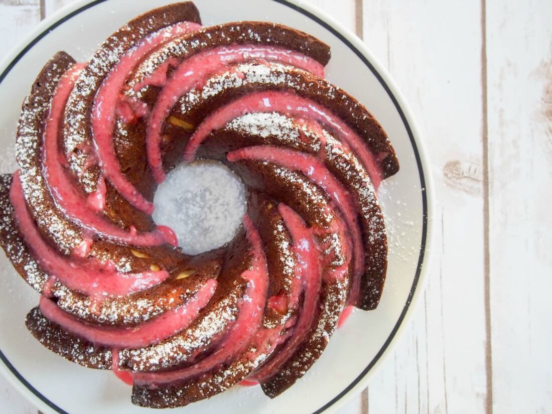 Image for Clementine cake with cranberry glaze (GF)