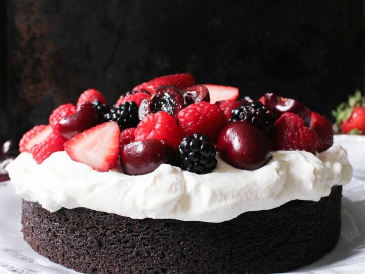 Image for Foolproof Chocolate Cake with Whipped Cream and Fresh Berries